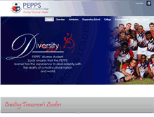 Tablet Screenshot of pepps.co.za